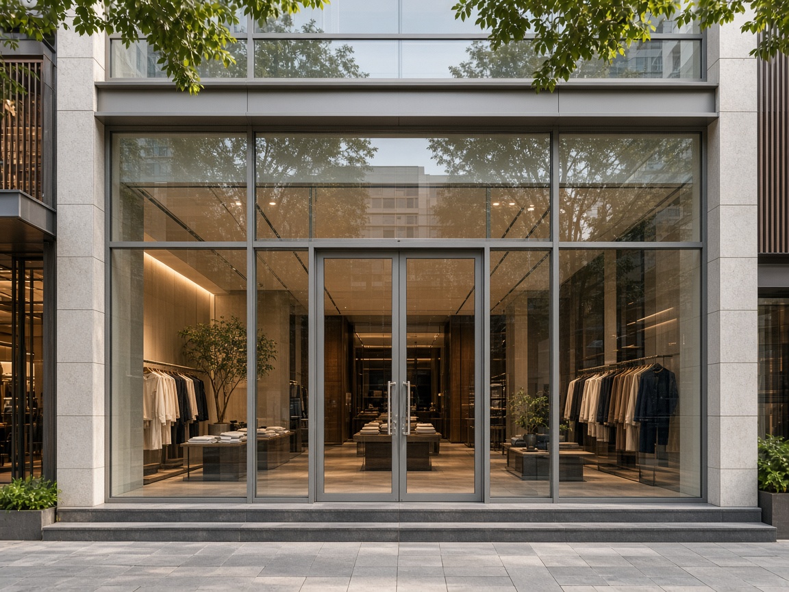 Retail Spaces — aluminium and uPVC doors and windows