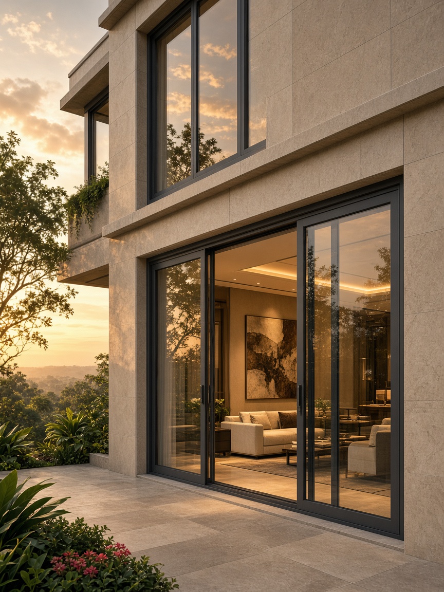 Aluminium sliding doors and windows